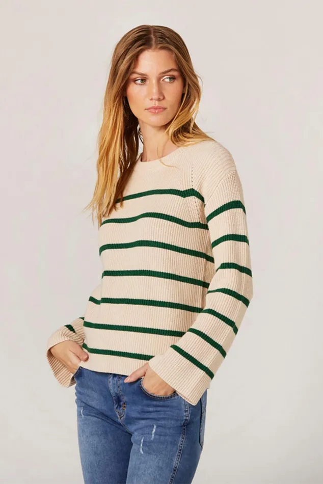 MIRA KNIT JUMPER 14819 640 Grass 640 Women IN FRONT CARDIGANS KNITS