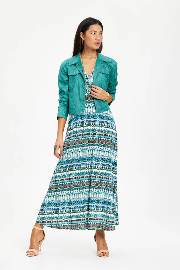 MIRELLA JACKET 15153 625 Aqua Green 625 Women IN FRONT BLAZER JACKETS