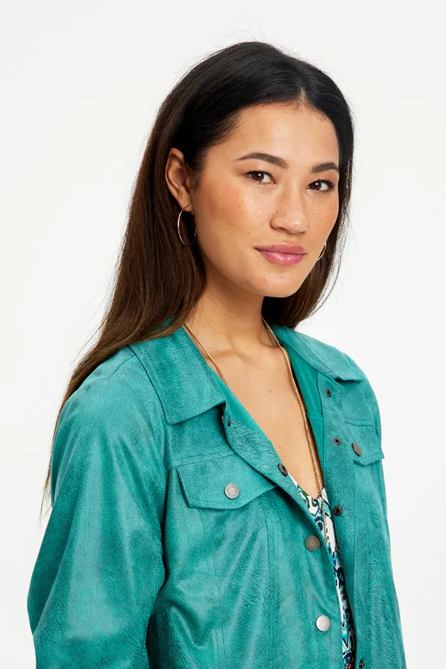 MIRELLA JACKET 15153 625 Aqua Green 625 Women IN FRONT BLAZER JACKETS