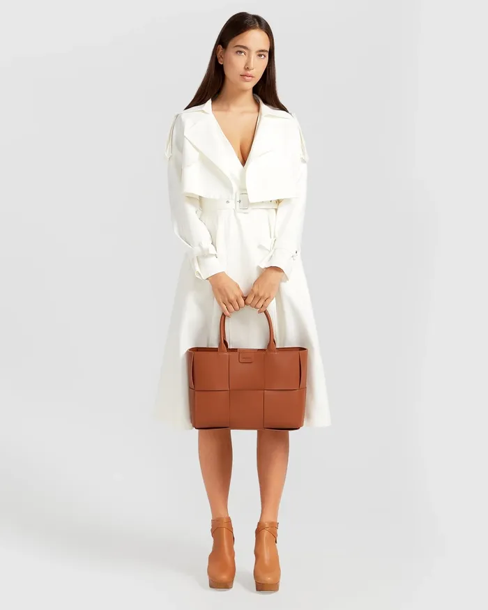 Miss Independence Midi Dress 8211 OffWhite Women Dresses Belle and Bloom