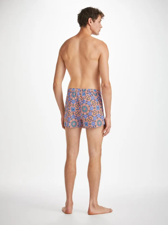 Modern Fit Boxer Shorts Men Derek Rose Modern Fit Boxers Ledbury 69 Cotton Batiste Multi