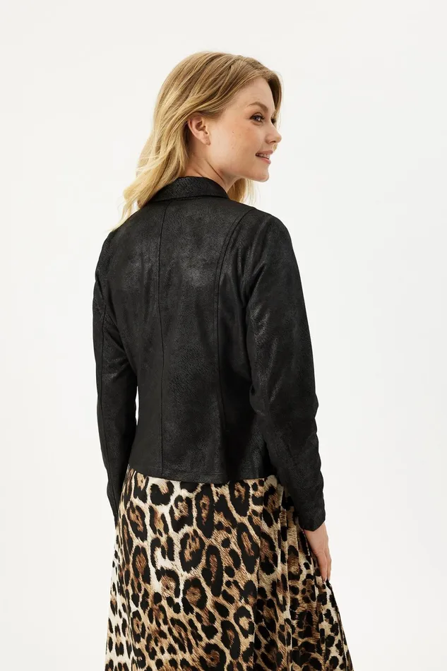 MOLLY JACKET 16351 999 Black 999 Women IN FRONT BLAZER JACKETS