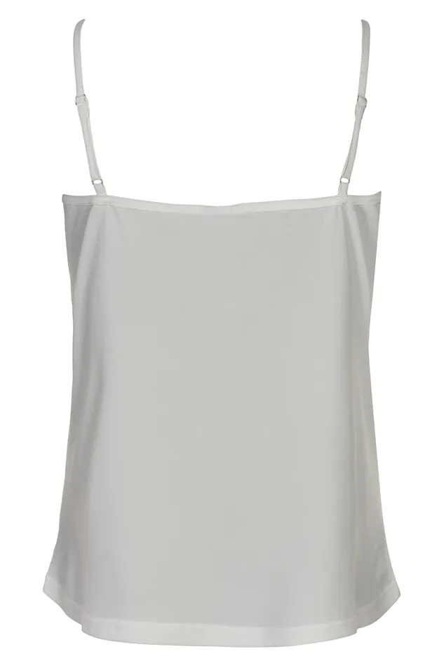 MONA STRAP TOP 15056 020 Off White 020 Women IN FRONT TOPS TSHIRTS
