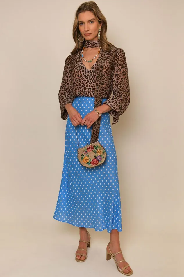 Moss Leopard Women RIXO Tops Moss Leopard Women RIXO Tops