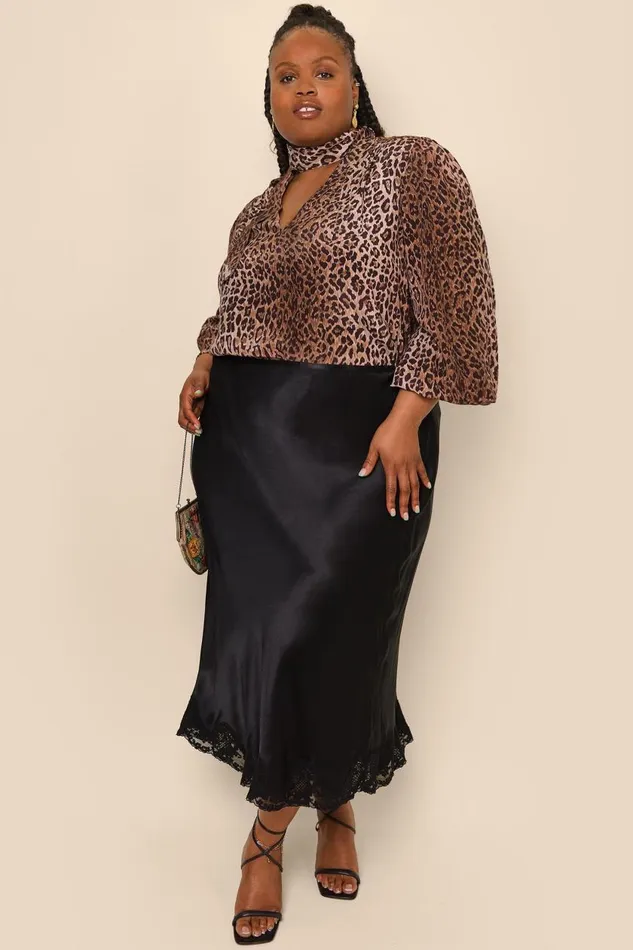 Moss Leopard Women RIXO Tops Moss Leopard Women RIXO Tops