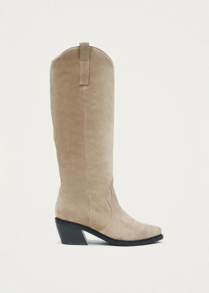 Mount Suede Desert Taupe Women ALOHAS Boots