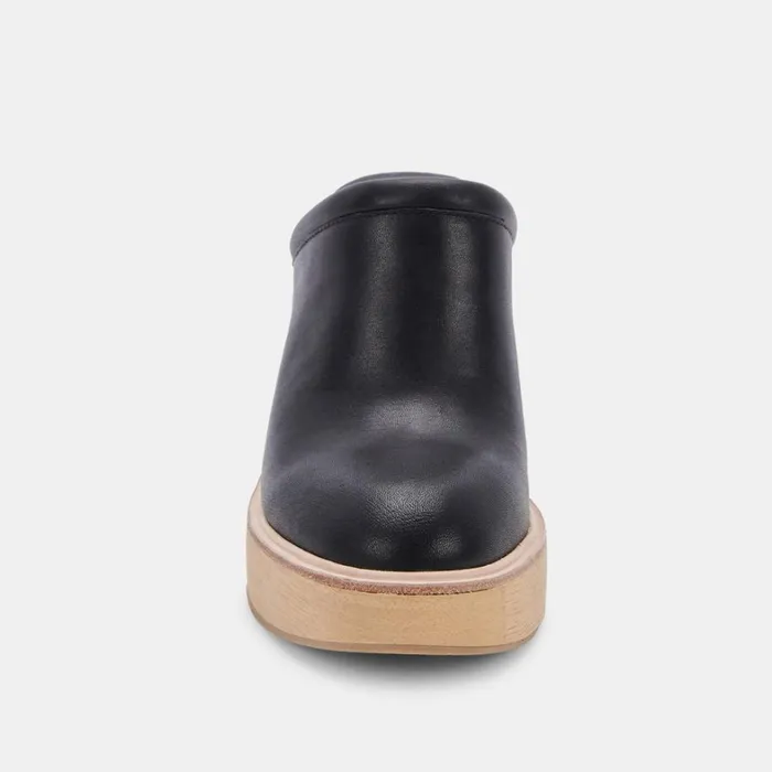 Mules and Clogs Women Dolce Vita Camdin Heels Black Leather
