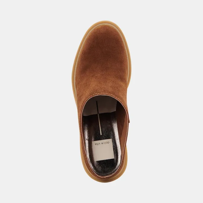 Mules and Clogs Women Dolce Vita Carry Heels Camel Suede