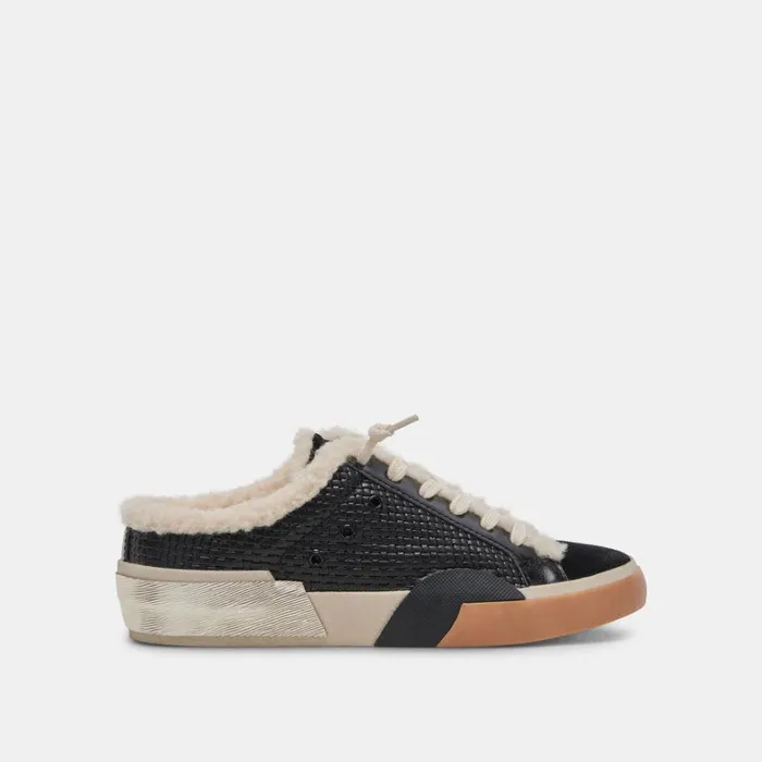 Mules and Clogs Women Dolce Vita Zantel Sneakers Black Woven