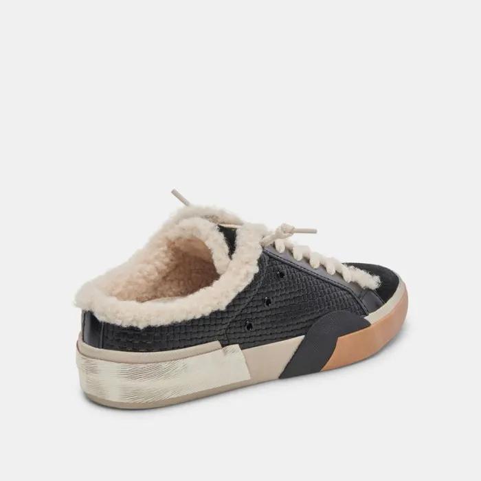 Mules and Clogs Women Dolce Vita Zantel Sneakers Black Woven