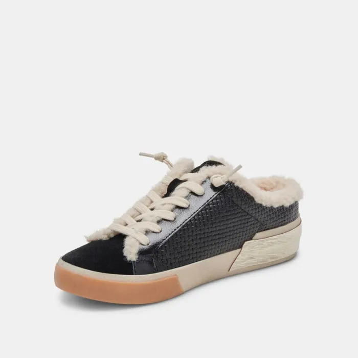 Mules and Clogs Women Dolce Vita Zantel Sneakers Black Woven