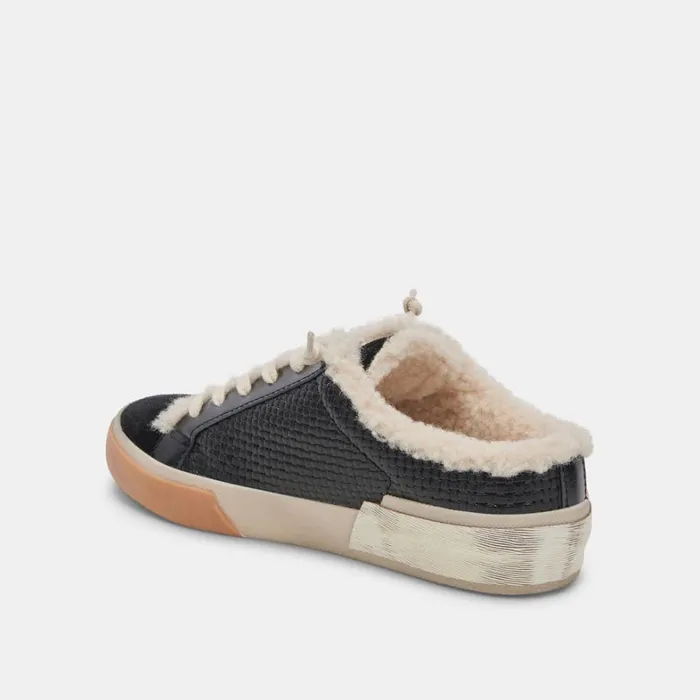 Mules and Clogs Women Dolce Vita Zantel Sneakers Black Woven