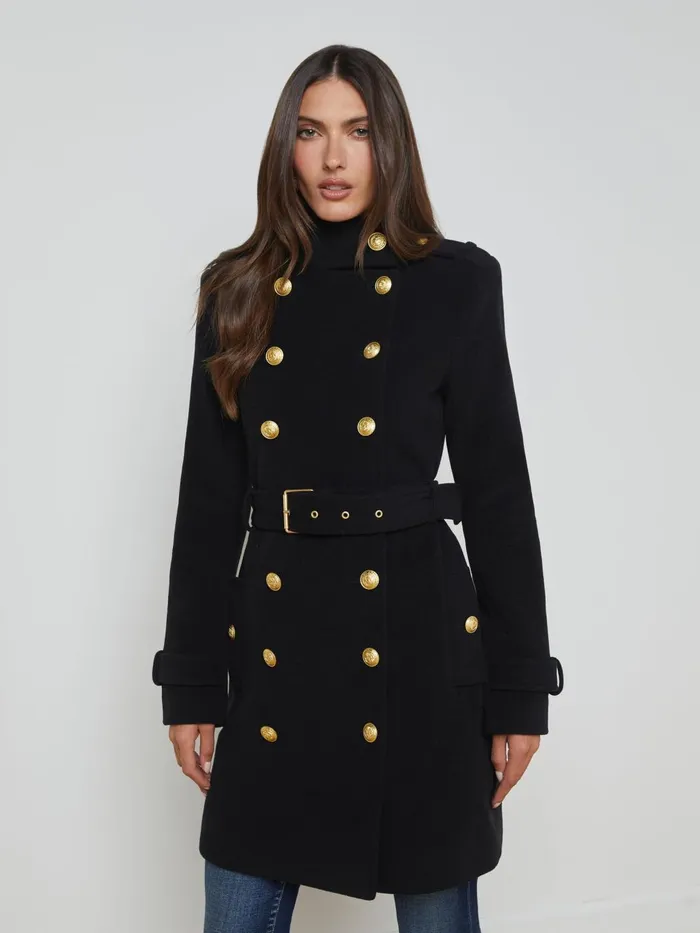 Nalini Coat Black Women L039Agence Outerwear
