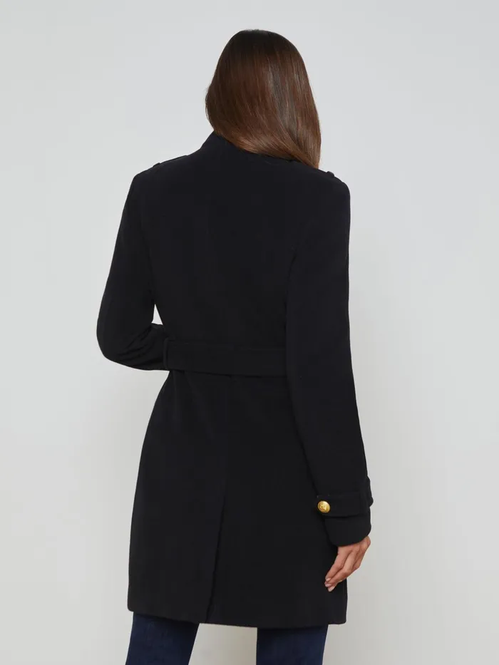 Nalini Coat Black Women L039Agence Outerwear Nalini Coat Black Women L039Agence Outerwear