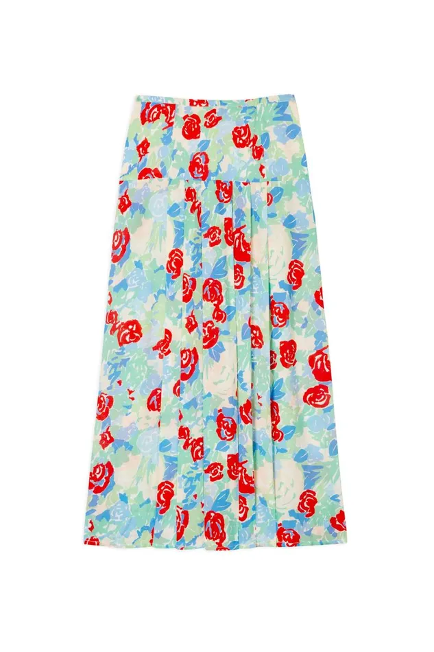 Nancy Collage Floral Women RIXO Skirts Nancy Collage Floral Women RIXO Skirts