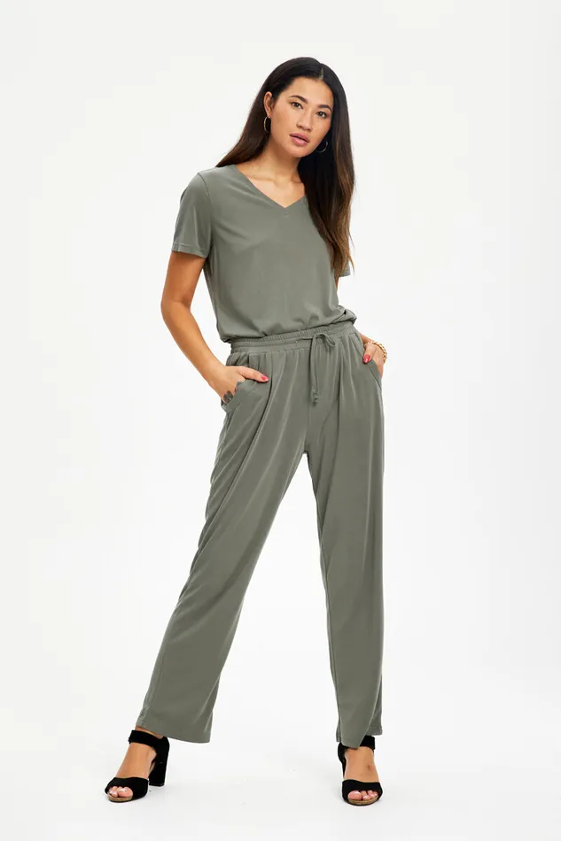 NINA PANT 15176 681 Army 681 Women IN FRONT PANTS