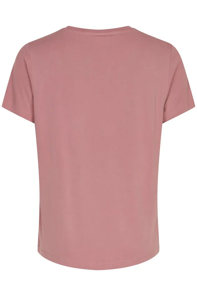 NINA TSHIRT 14312 210 Dusty Rose 210 Women IN FRONT TOPS TSHIRTS