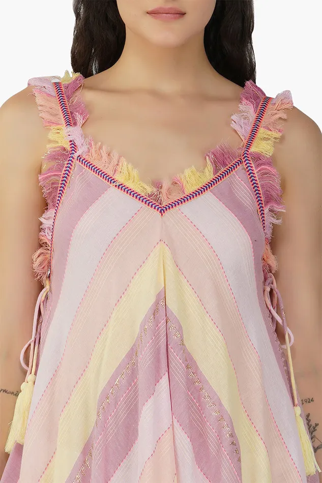 Noah Stripe Fringes Dress Noah Stripe Fringes Dress