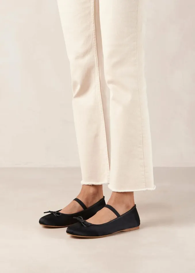 Odette Black Ballet Flats Women ALOHAS Ballet Flats