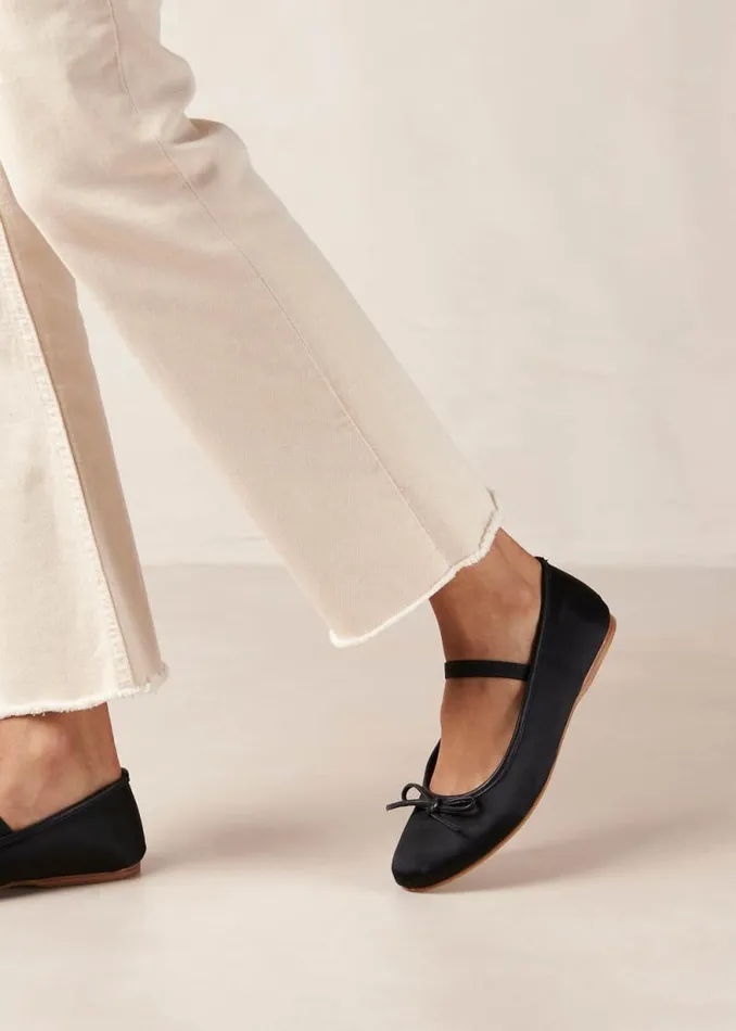 Odette Black Ballet Flats Women ALOHAS Ballet Flats