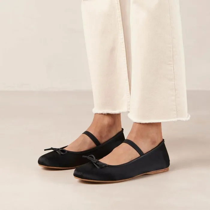 Odette Black Ballet Flats Women ALOHAS Ballet Flats