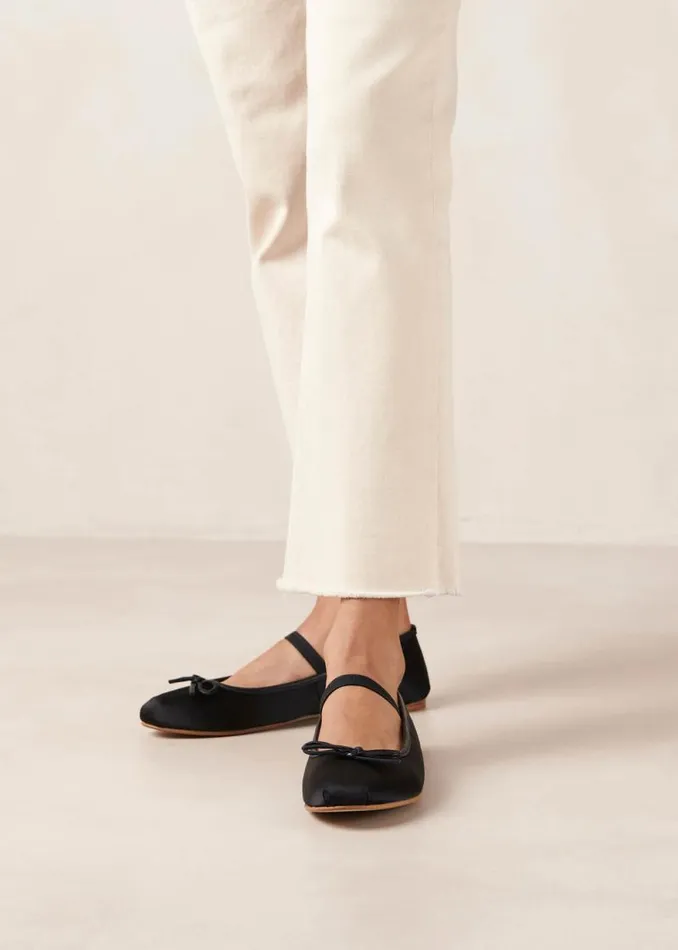 Odette Black Ballet Flats Women ALOHAS Ballet Flats