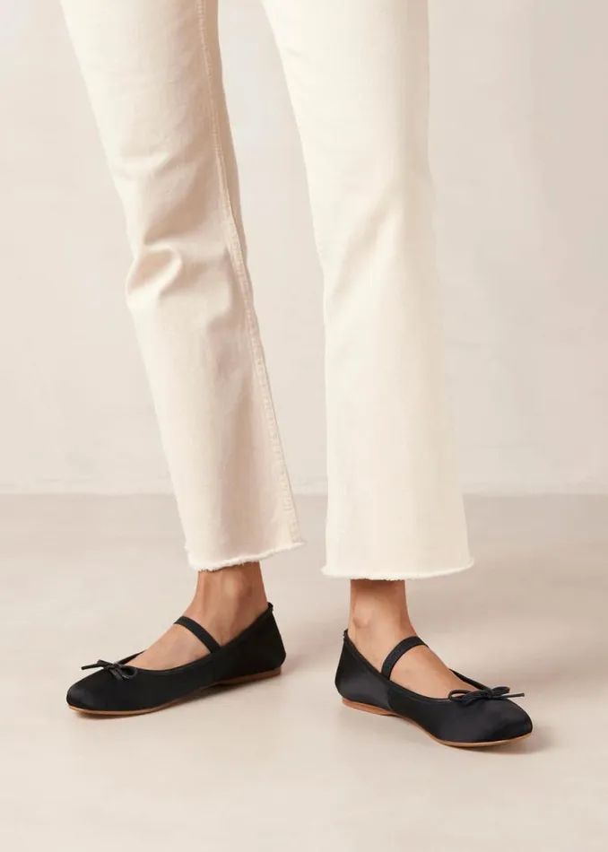 Odette Black Ballet Flats Women ALOHAS Ballet Flats