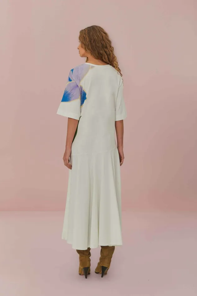 OffWhite Flower Maxi Dress Women FARM Rio Maxi Dresses OffWhite Flower Maxi Dress Women FARM Rio Maxi Dresses