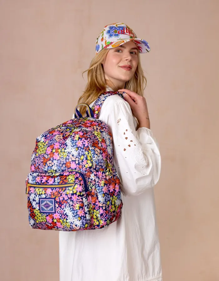 Oilily Backpacks Bags Baos Backpack Vitamine Flowersblue Print