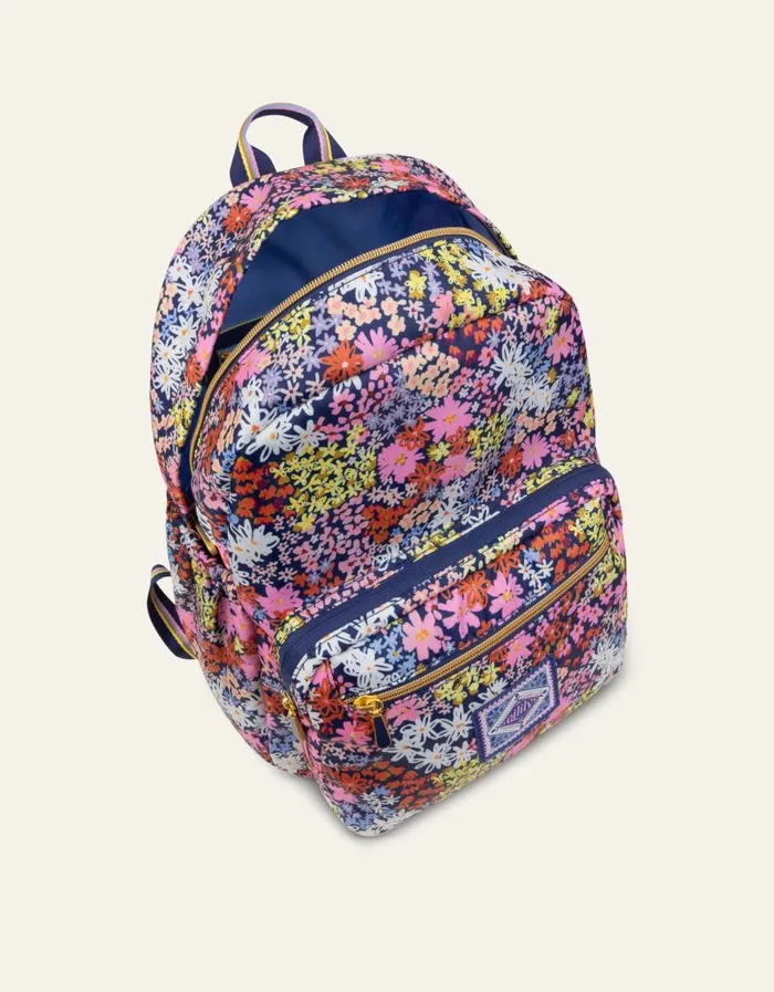 Oilily Backpacks Bags Baos Backpack Vitamine Flowersblue Print