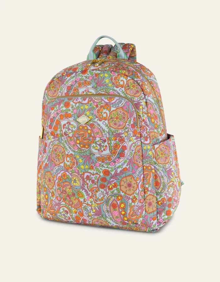 Oilily Backpacks Bags Britt Backpack Petal Park Paisleysurf Spray