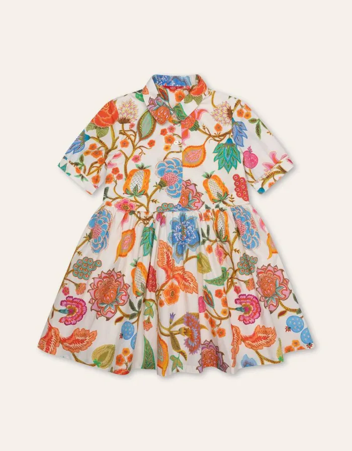 Oilily Dresses Girls Delphine Dress Sassy Sitsturtle Dove