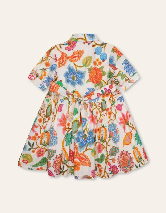 Oilily Dresses Girls Delphine Dress Sassy Sitsturtle Dove Oilily Dresses Girls Delphine Dress Sassy Sitsturtle Dove
