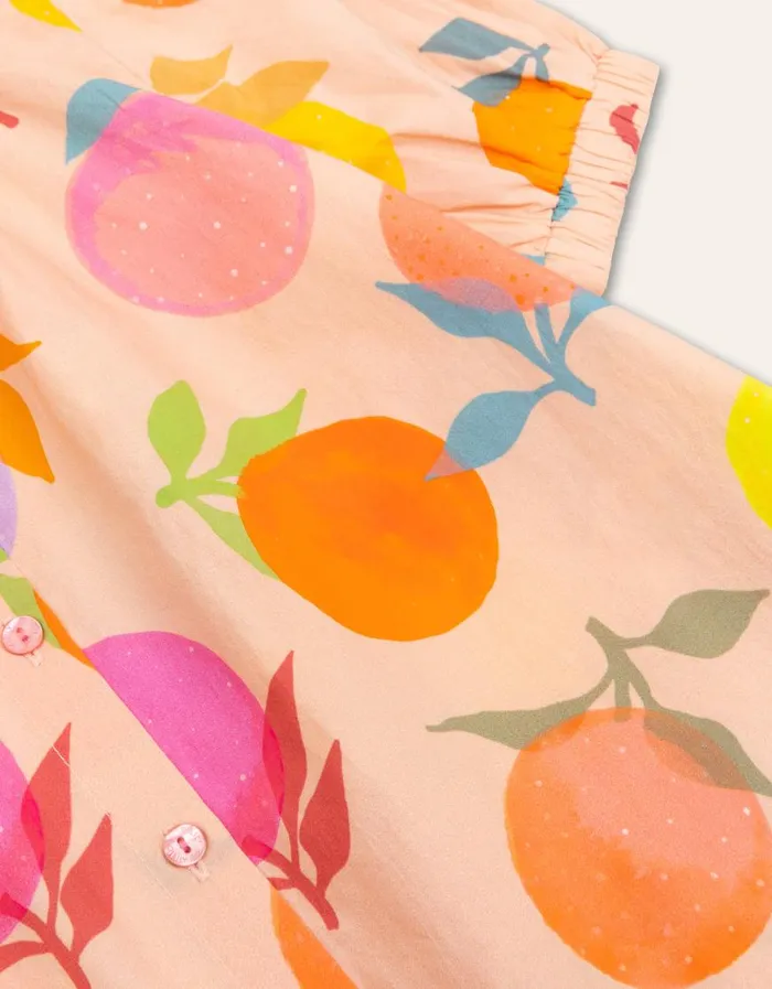 Oilily Dresses Girls Disona Dress Fruitballsshifting Sand Oilily Dresses Girls Disona Dress Fruitballsshifting Sand