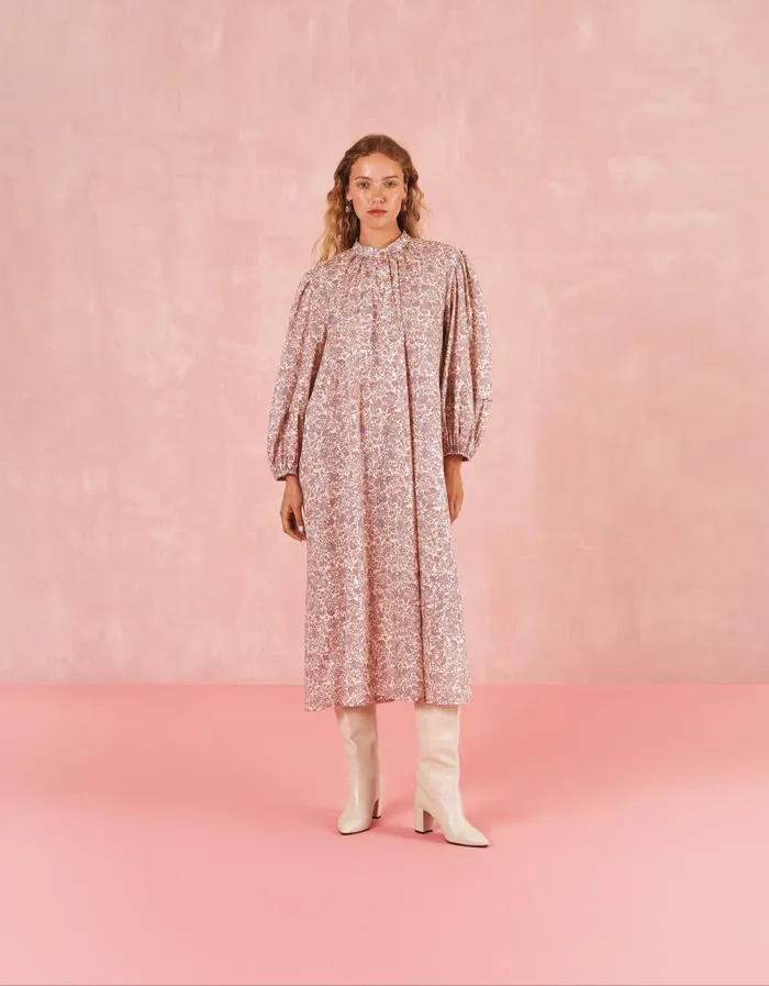 Oilily Dresses Women Dragon Fruit Long Dress Mientjelavender Mist Oilily Dresses Women Dragon Fruit Long Dress Mientjelavender Mist