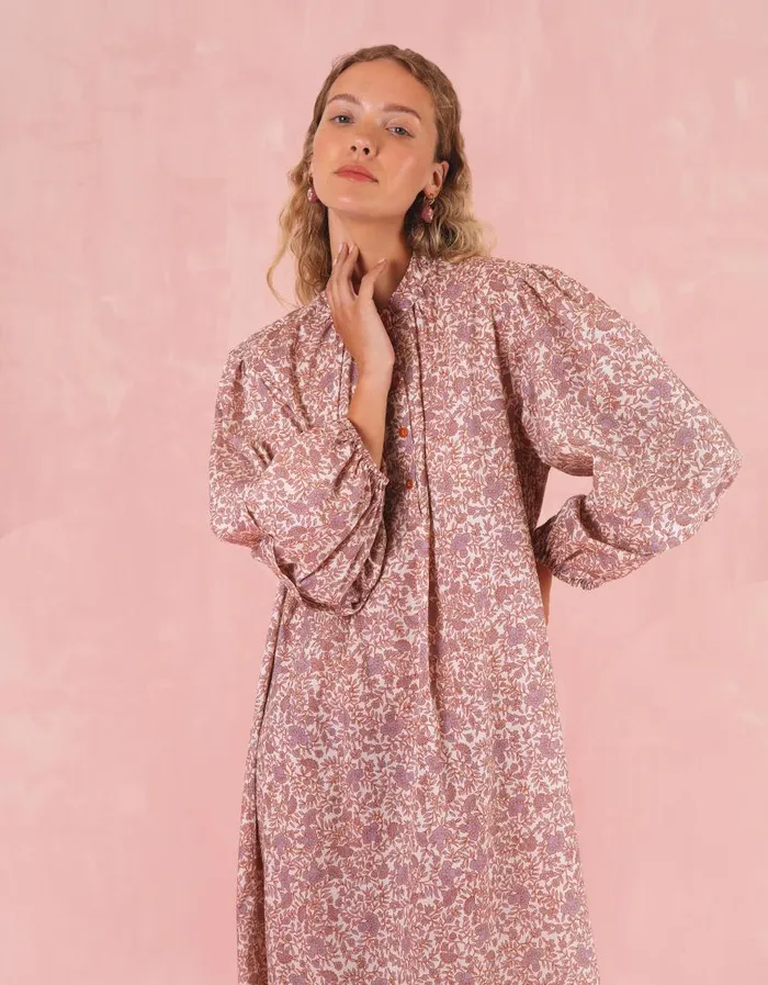 Oilily Dresses Women Dragon Fruit Long Dress Mientjelavender Mist Oilily Dresses Women Dragon Fruit Long Dress Mientjelavender Mist