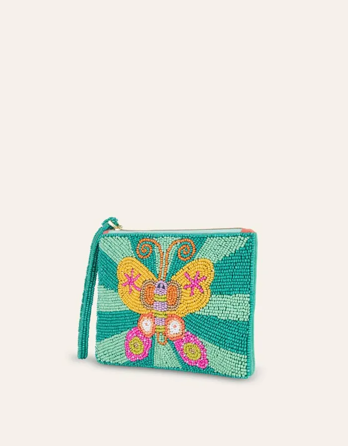 Oilily Handbags Bags Pelia Flat Pouch Beadsmint Leaf