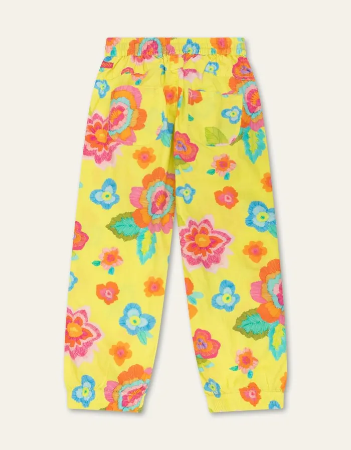 Oilily Leggings Girls Pat Trousers Marker Flowers