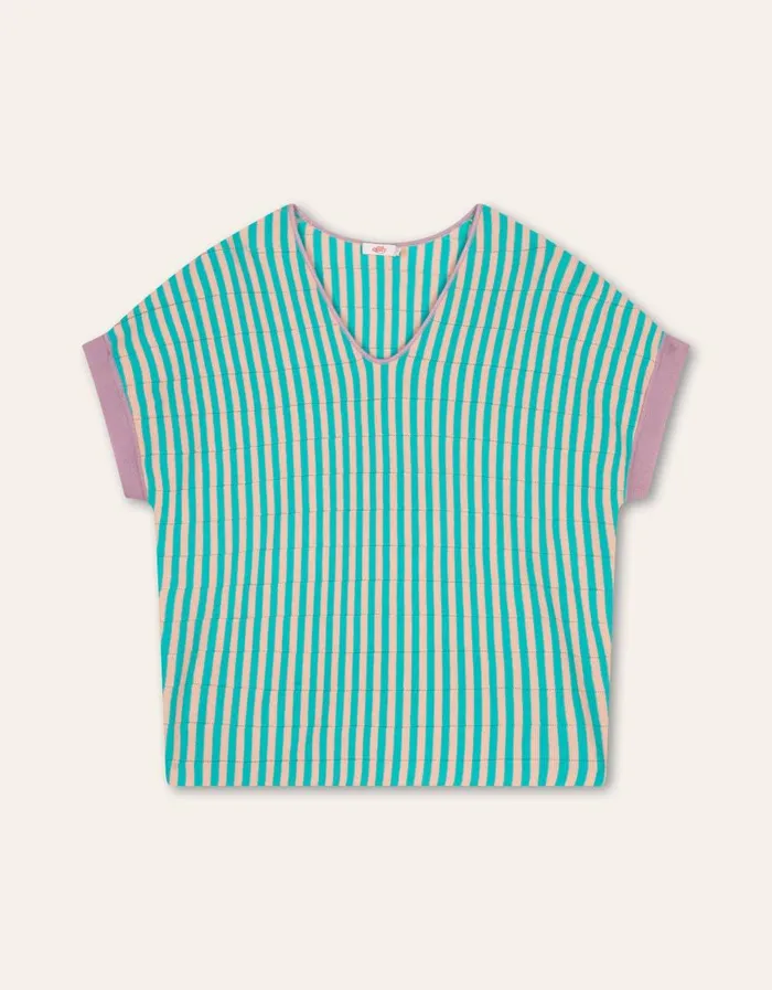 Oilily Pullovers and Cardigans Women Kickstart Top Bright Aqua
