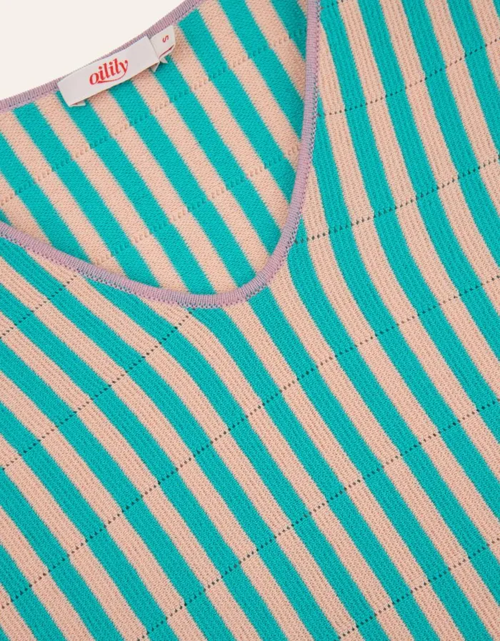 Oilily Pullovers and Cardigans Women Kickstart Top Bright Aqua