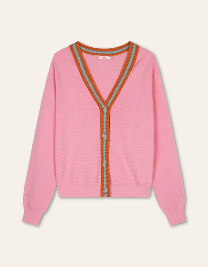 Oilily Pullovers and Cardigans Women Vibrant Cardigan Prism Pink