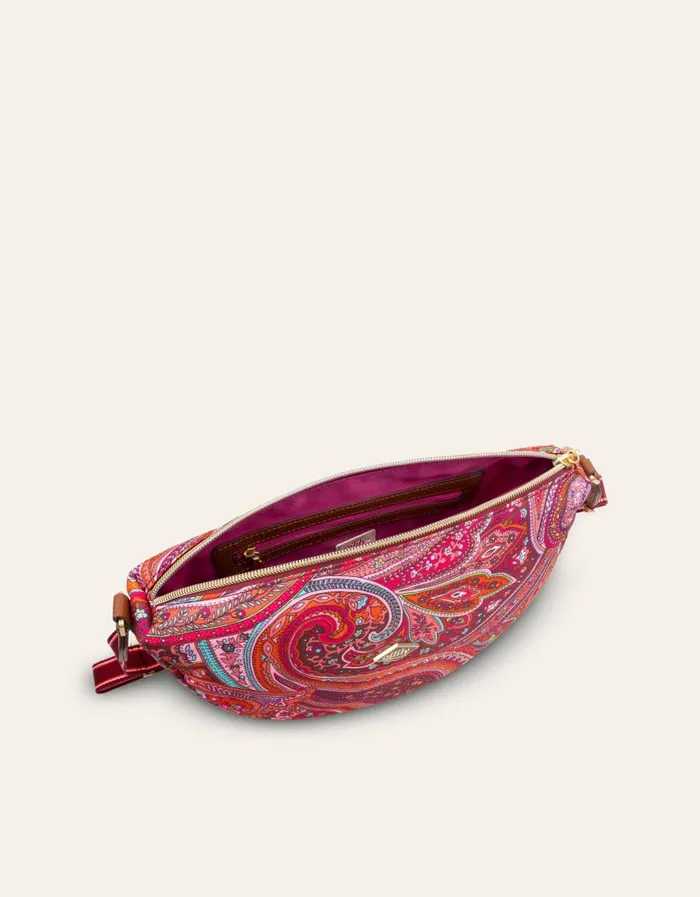 Oilily Shoulder Bags Bags Saar Shoulder Bag Blissful Paisleydecadent Chocolate