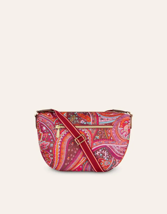 Oilily Shoulder Bags Bags Saar Shoulder Bag Blissful Paisleydecadent Chocolate