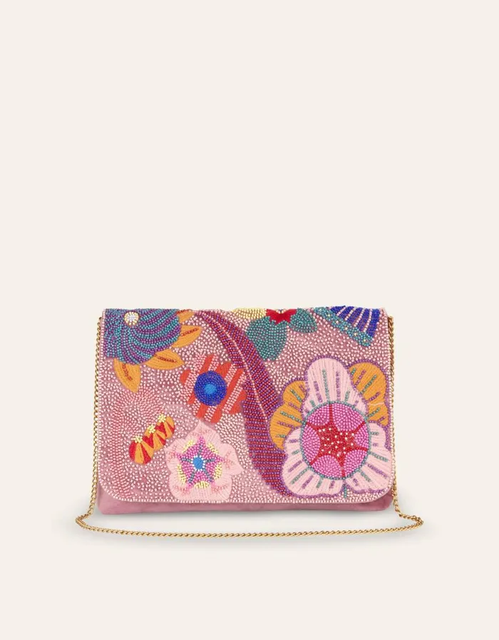 Oilily Shoulder Bags Bags Steve Shoulder Bag Beads and Embroiderylilas