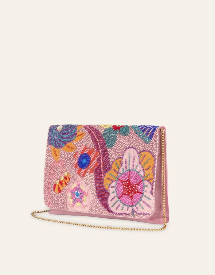 Oilily Shoulder Bags Bags Steve Shoulder Bag Beads and Embroiderylilas