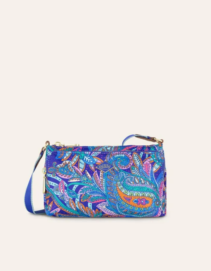 Oilily Shoulder Bags Bags Xena Shoulder Bag Everly Paisleyspectrum Blue
