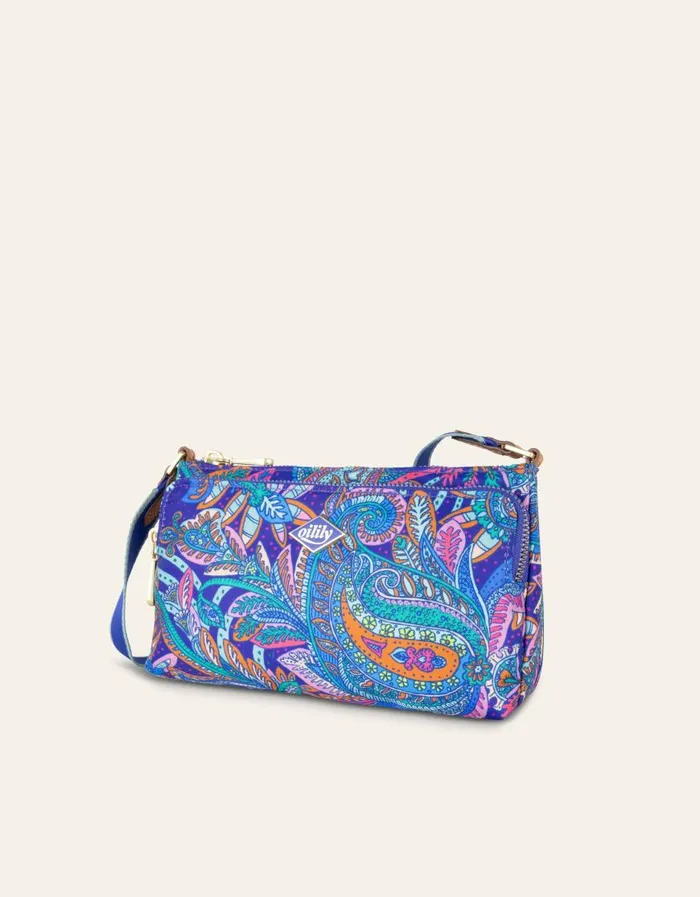 Oilily Shoulder Bags Bags Xena Shoulder Bag Everly Paisleyspectrum Blue