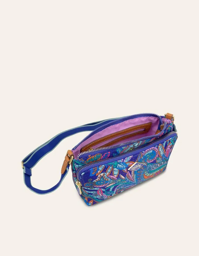 Oilily Shoulder Bags Bags Xena Shoulder Bag Everly Paisleyspectrum Blue