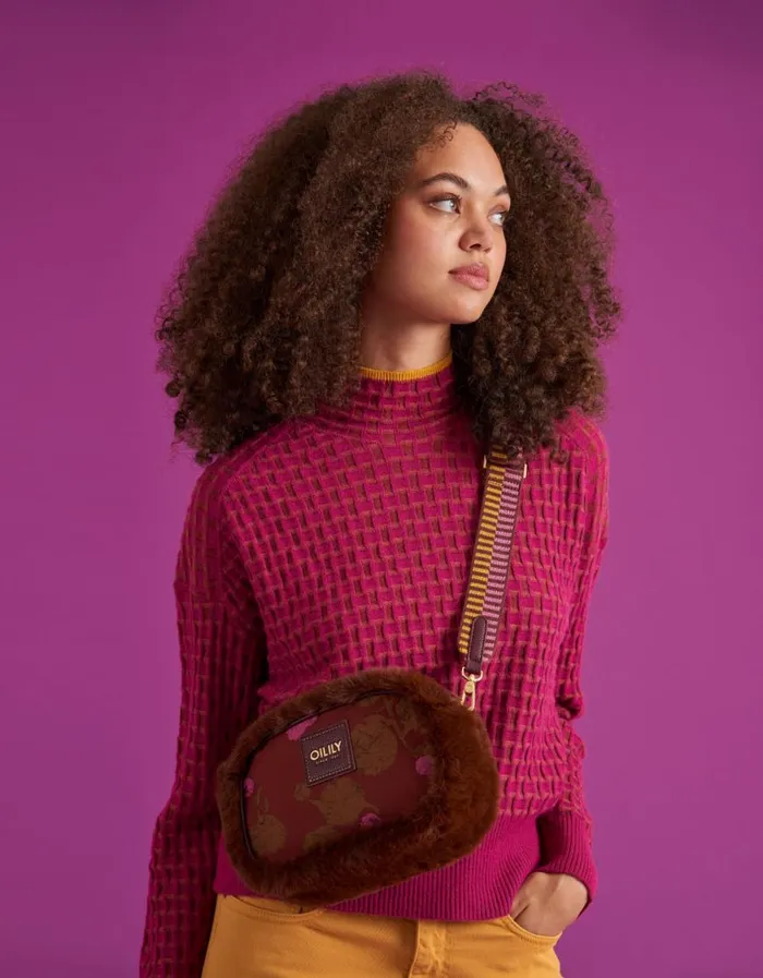 Oilily Shoulder Bags Bags Xion Shoulder Bag Jolene Jacquardchocolate