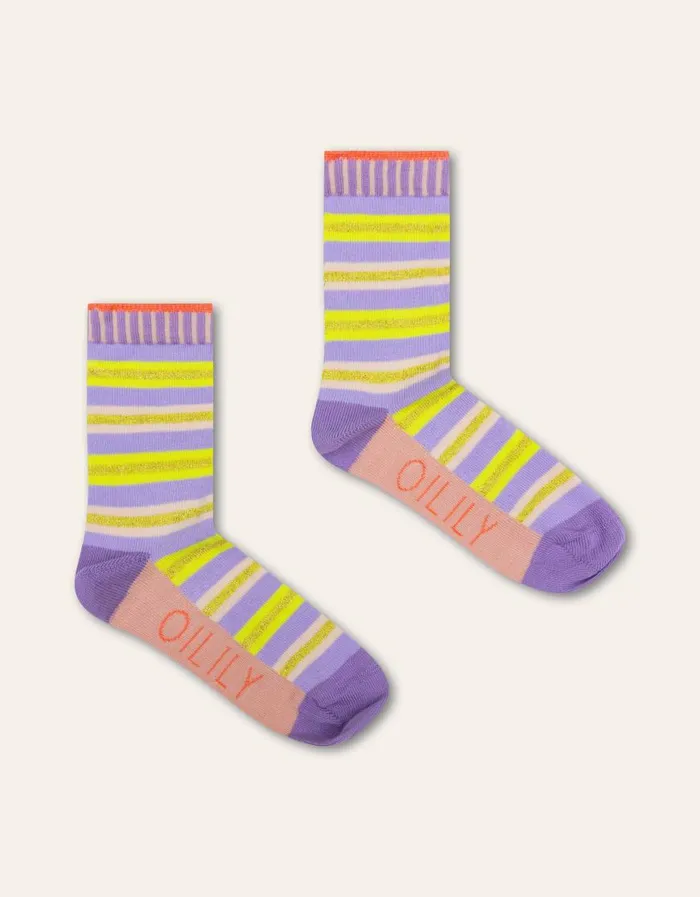 Oilily Socks and Tights Girls Margoso Socks Pastel Lilac